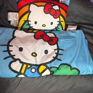 Hello kitty sleeping bag set